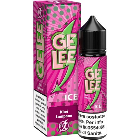 SHOT - Flavour Art - High Voltage - Gelee - KIWI LAMPONE ICE - aroma 20+40 in flacone da 60ml