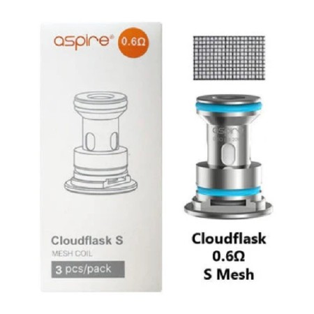 Aspire - CLOUDFLASK X COIL 0,6ohm - PACK 3 PEZZI