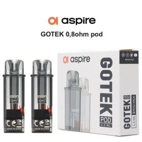 Aspire - Gotek POD DI RICAMBIO da 0,8ohm 4,5ml - 2 PEZZI