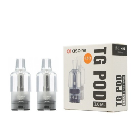 Aspire - Cyber G POD DI RICAMBIO TG 0,8ohm - 2 PEZZI