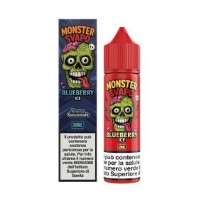 SHOT - Monster Vape - BLUEBERRY ICE - aroma 20+40 in flacone da 60ml