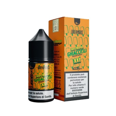 MINI SHOT - Dreamods - Ghiaccioli - JUST MANGO - aroma 10+10 in flacone da 20ml