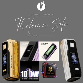Lost Vape - THELEMA SOLO PRO BOX MOD 100W