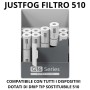 Justfog - FILTRI IN COTONE COMPATIBILI CON DISPOSITIVI DOTATI DI DRIP TIP 510 - 20 PEZZI