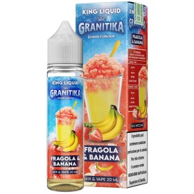 SHOT - King Liquid - Granitika - FRAGOLA e BANANA - aroma 20+40 in flacone da 60ml