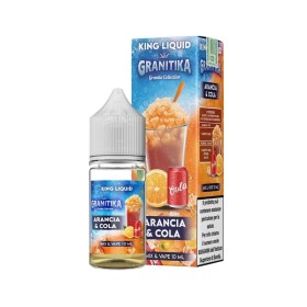 MINI SHOT - King Liquid - Granitika - ARANCIA e COLA - aroma 10+10 in flacone da 30ml