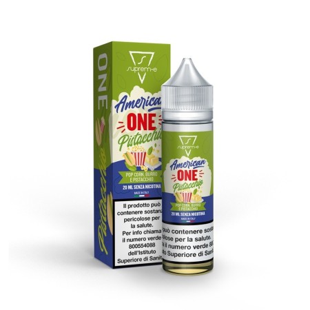 SHOT - Suprem-e - One - AMERICANONE PISTACCHIO - aroma 20+40 in flacone da 60ml