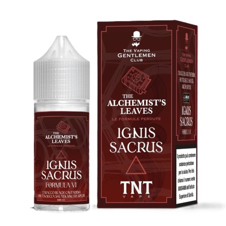 MINI SHOT - The Vaping Gentlemen Club - The Alchemist’s Leaves - IGNIS SACRUS - aroma  10+10 in flacone da 30ml