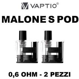 Vaptio - MALONE S POD DI RICAMBIO da 0,6 ohm - 2 PEZZI