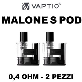 Vaptio - MALONE S POD DI RICAMBIO da 0,4 ohm - 2 PEZZI