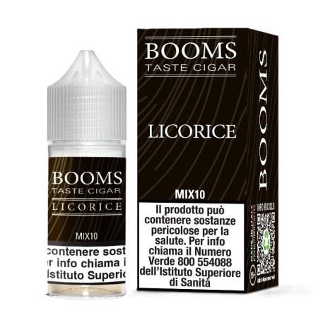 MINI SHOT - TNT Vape - Booms - BOOMS LICORICE - aroma 10+10 in flacone da 30ml
