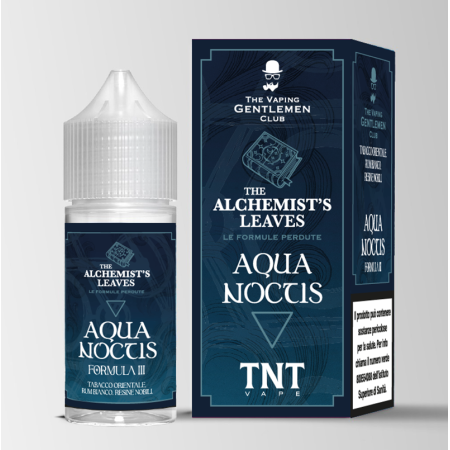 MINI SHOT - The Vaping Gentlemen Club - The Alchemist’s Leaves - AQUA NOCTIS - aroma  10+10 in flacone da 30ml