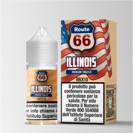 MINI SHOT - TNT Vape - Route 66 - ILLINOIS - aroma 10+10 in flacone da 30ml