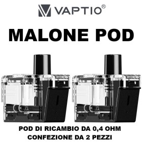 Vaptio - Malone POD DI RICAMBIO da 0,4 ohm - 2 PEZZI