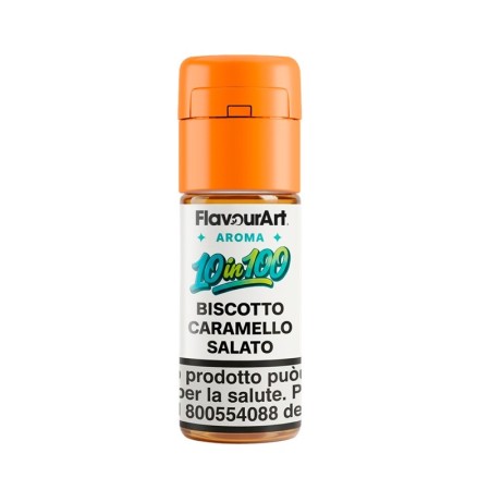 Flavour Art - 10in100 - BISCOTTO CARAMELLO SALATO aroma 10ml