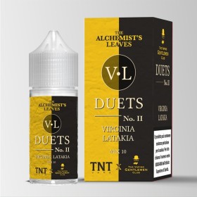 MINI SHOT - The Vaping Gentlemen Club - The Alchemist’s Leaves - DUETS N.2 VIRGINIA LATAKIA  - aroma  10+10 in flacon