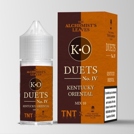 MINI SHOT - The Vaping Gentlemen Club - The Alchemist’s Leaves - DUETS N.4 KENTUCKY ORIENTAL  - aroma  10+10 in flacon