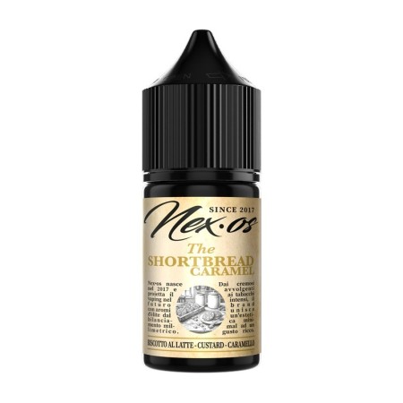 MINI SHOT - Nex-Os - THE SHORTBREAD CARAMEL - aroma 10+20 in flacone da 30ml