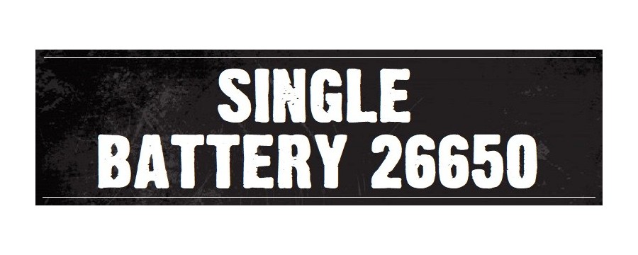 SINGLE BATTERY 26650