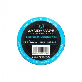 - SUPERFINE MTL CLAPTON KA1 - 30ga+38ga - Vandy Vape
