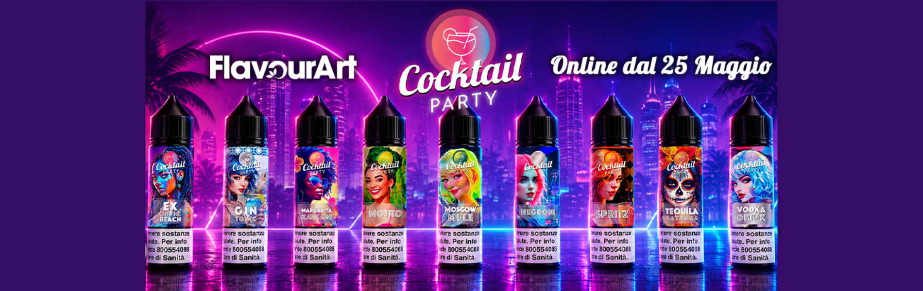 banner cocktail party