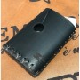 Billet Box COVER IN CUOIO by Cover per Svapatori - LOGO NERO