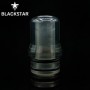 BlackStar - Drip tip MUM V2 - Trasparent Grey Polished