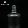 BlackStar - Drip tip MUM V2 - Trasparent Grey Polished