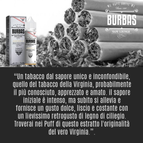Burbas - Estratti a freddo di tabacco - AMERICA aroma 30ml