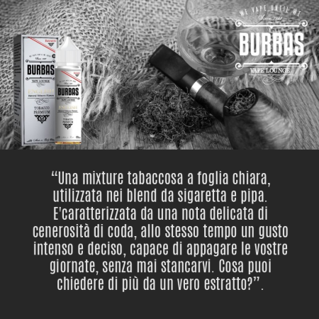 Burbas - Estratti a freddo di tabacco - ENGLISH aroma 30ml