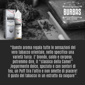 Burbas - Estratti a freddo di tabacco - TURKISH aroma 30ml
