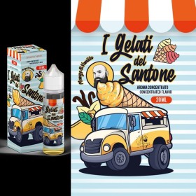 SHOT - Enjoysvapo / Il Santone dello Svapo - I Gelati del Santone - MANGO E VANILLA - aroma 20+40 in flacone da 60ml