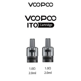 Voopoo - Doric 20/20 SE/Q/Drag Q POD DI RICAMBIO ITO COIL INTEGRATA 1,0ohm 2ml - 2 PEZZI