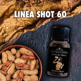 SHOT60 - La Tabaccheria EXTRA DRY 4POD - Flapper Juice Tobacco - ARACHIDI DEL BRASILE - aroma 20+40 in flacone da 20ml