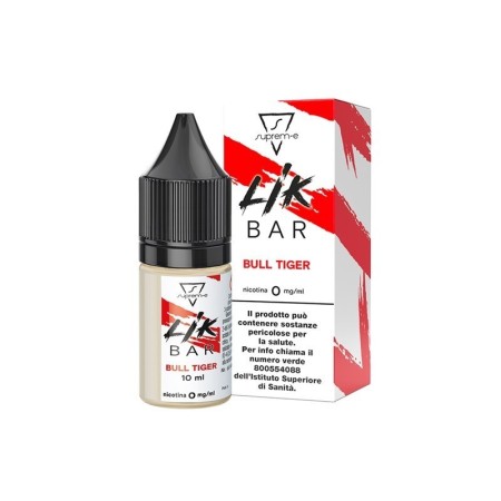 Lik Bar by Suprem-e - BULL TIGER 20mg - Liquido pronto ai sali di nicotina 10ml