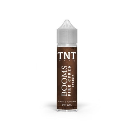 SHOT60 - TNT Vape - BOOMS FIRE CURED LATAKIA - aroma 25+35 in flacone da 30ml