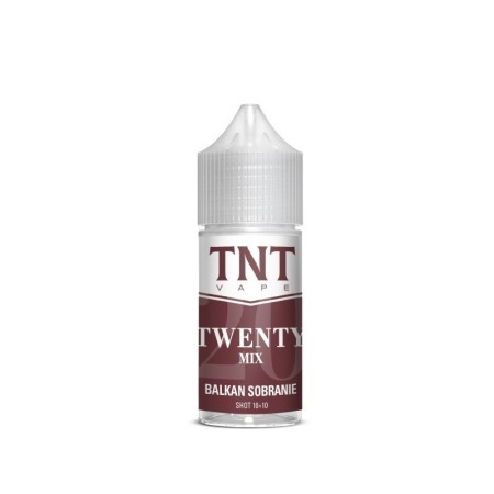 MINI SHOT - TNT Vape - Distillati Puri - BALKAN SOBRANIE - aroma 10+10 in flacone da 30ml
