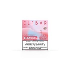 ElfBar - ELFA POD PRECARICATE 20mg/ml - WATERMELON - 2 PEZZI