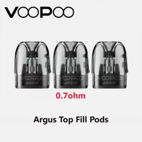 Voopoo - POD DI RICAMBIO ARGUS TOP FILL 0,7 ohm 2ml - 3 PEZZI