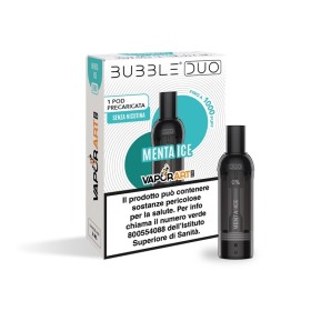 Vaporart - BUBBLE DUO POD PRECARICATA 10mg/ml - MENTA ICE - 1 PEZZO