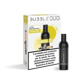 Vaporart - BUBBLE DUO POD PRECARICATA 10mg/ml - BANANA ICE - 1 PEZZO