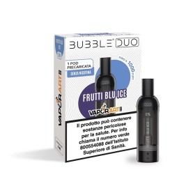 Vaporart - BUBBLE DUO POD PRECARICATA 10mg/ml - FRUTTI BLU ICE - 1 PEZZO