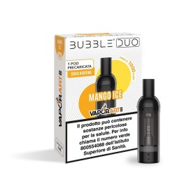 Vaporart - BUBBLE DUO POD PRECARICATA 10mg/ml - MANGO ICE - 1 PEZZO