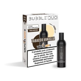 Vaporart - BUBBLE DUO POD PRECARICATA 10mg/ml - TABACCO VANIGLIA - 1 PEZZO
