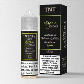 SHOT - TNT Vape - Twenty Notes Bidistillati - LATAKIA CEDAR - aroma 20+40 in flacone da 60ml