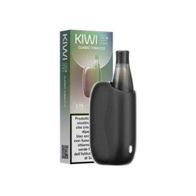 Kiwi Vapor - KIWI GO+ MINI STARTER KIT 500mAh  CON POD PRECARICATA 20mg/ml - Classic Tobacco