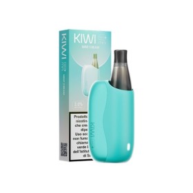 Kiwi Vapor - KIWI GO+ MINI STARTER KIT 500mAh  CON POD PRECARICATA 20mg/ml - Mint Cream