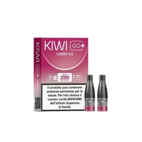 Kiwi Vapor - POD PRECARICATE per Kiwi Go+ 20mg/ml - Cherry Ice - 2 PEZZI