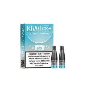 Kiwi Vapor - POD PRECARICATE per Kiwi Go+ 10mg/ml - Blue Razz Lemonade - 2 PEZZI