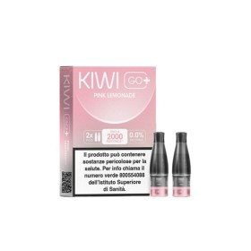 Kiwi Vapor - POD PRECARICATE per Kiwi Go+ 0mg/ml - Pink Lemonade - 2 PEZZI